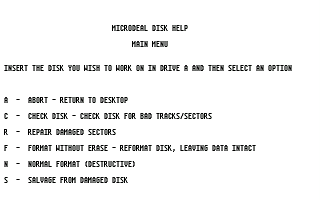 Microdeal Disk Help
