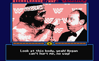 Micro League Wrestling atari screenshot