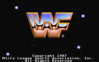 Micro League Wrestling atari screenshot