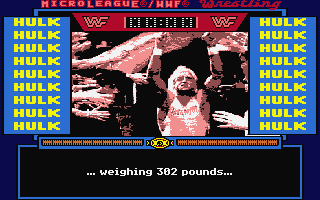 Micro League Wrestling atari screenshot