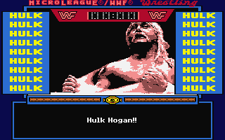 Micro League Wrestling atari screenshot