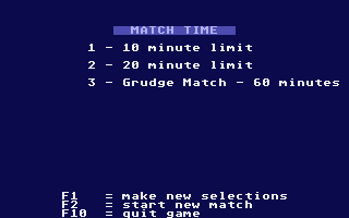 Micro League Wrestling atari screenshot