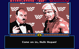 Micro League Wrestling atari screenshot