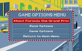 Formula One Grand Prix atari screenshot