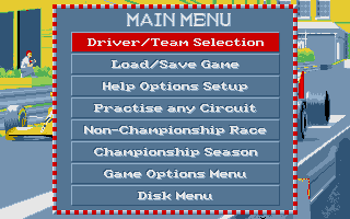 Formula One Grand Prix atari screenshot