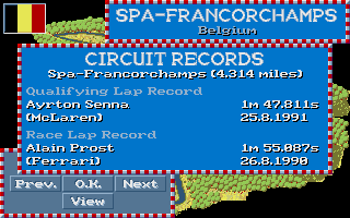 Formula One Grand Prix atari screenshot