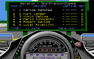 Formula One Grand Prix atari screenshot