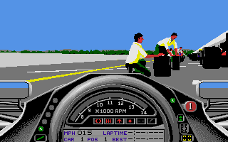 Formula One Grand Prix atari screenshot