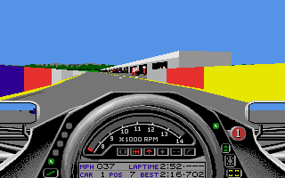 Formula One Grand Prix atari screenshot