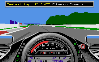 Formula One Grand Prix atari screenshot