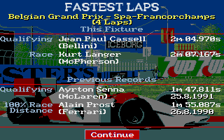 Formula One Grand Prix atari screenshot