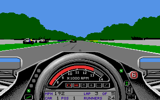 Formula One Grand Prix atari screenshot