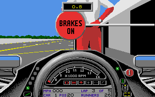 Formula One Grand Prix atari screenshot