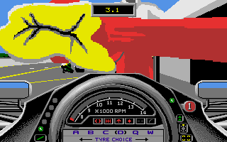 Formula One Grand Prix atari screenshot