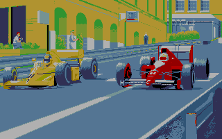 Formula One Grand Prix atari screenshot
