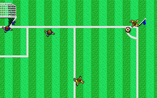 Microprose Soccer atari screenshot