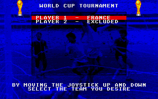 Microprose Soccer atari screenshot