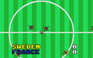 Microprose Soccer atari screenshot