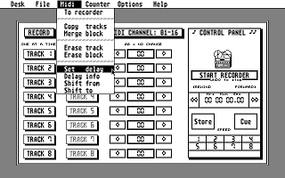 Midi Recorder atari screenshot