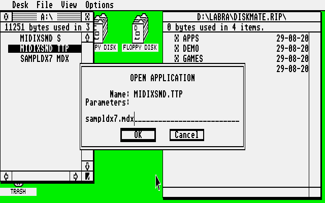 MIDIxSND — screenshot 1