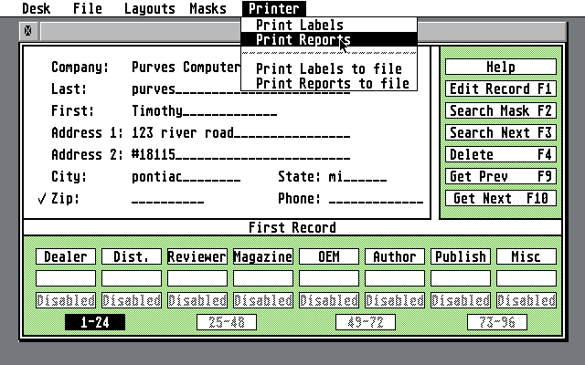 Mighty Mail atari screenshot
