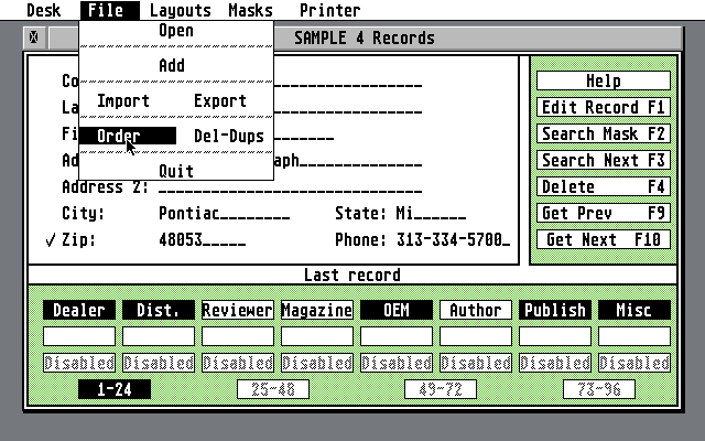 Mighty Mail atari screenshot