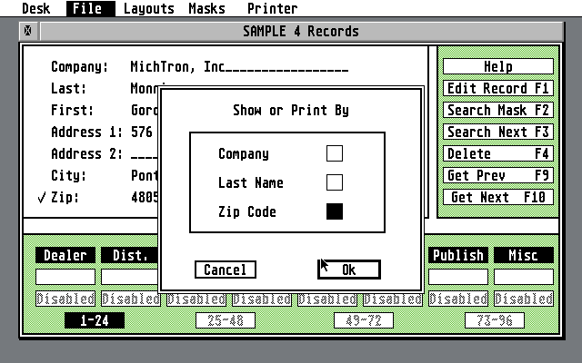 Mighty Mail atari screenshot