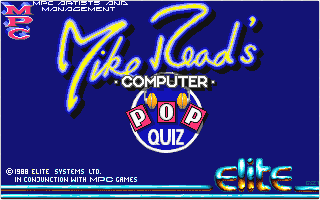 Mike Read's Computer Pop Quiz — screenshot 1