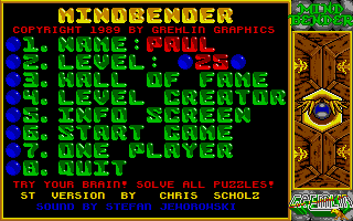 Mindbender atari screenshot
