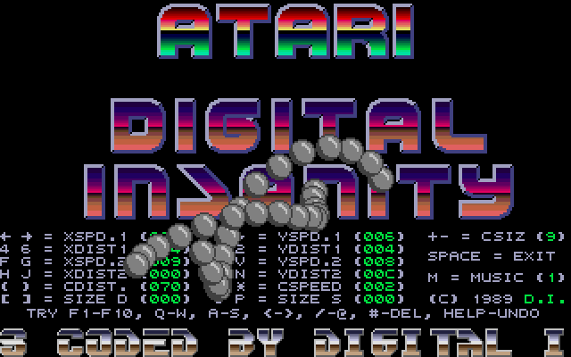 Mindbomb atari screenshot