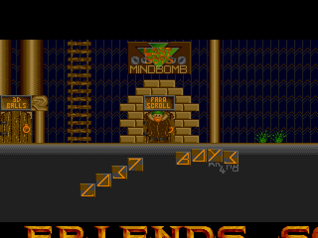 Mindbomb atari screenshot