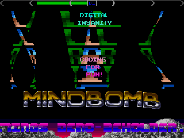 Mindbomb atari screenshot