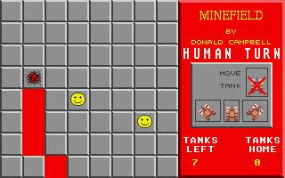 Minefield atari screenshot