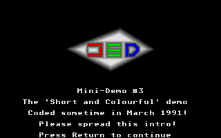 Mini Demo III — screenshot 1