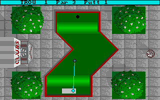 Mini Golf atari screenshot