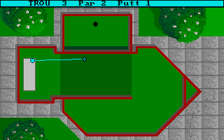 Mini Golf atari screenshot