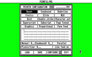 Mini Office Professional Presentation Graphics atari screenshot