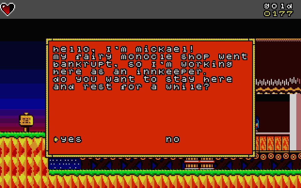 Miracle Boy in Dragon Land atari screenshot