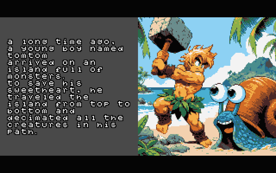 Miracle Boy in Dragon Land atari screenshot