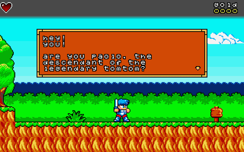 Miracle Boy in Dragon Land atari screenshot