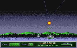 Missile Alert! atari screenshot