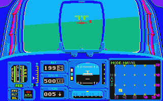 Missions en Rafale atari screenshot