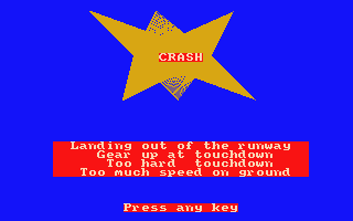 Missions en Rafale atari screenshot