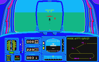 Missions en Rafale atari screenshot