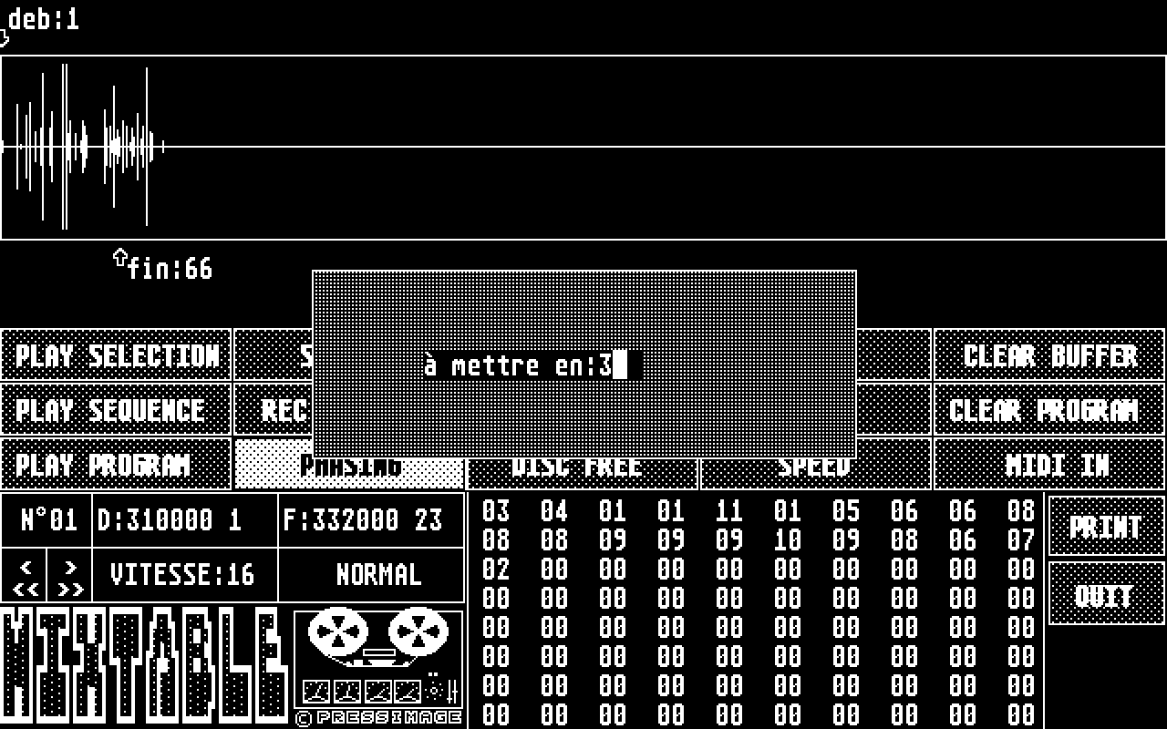 Mixtable atari screenshot