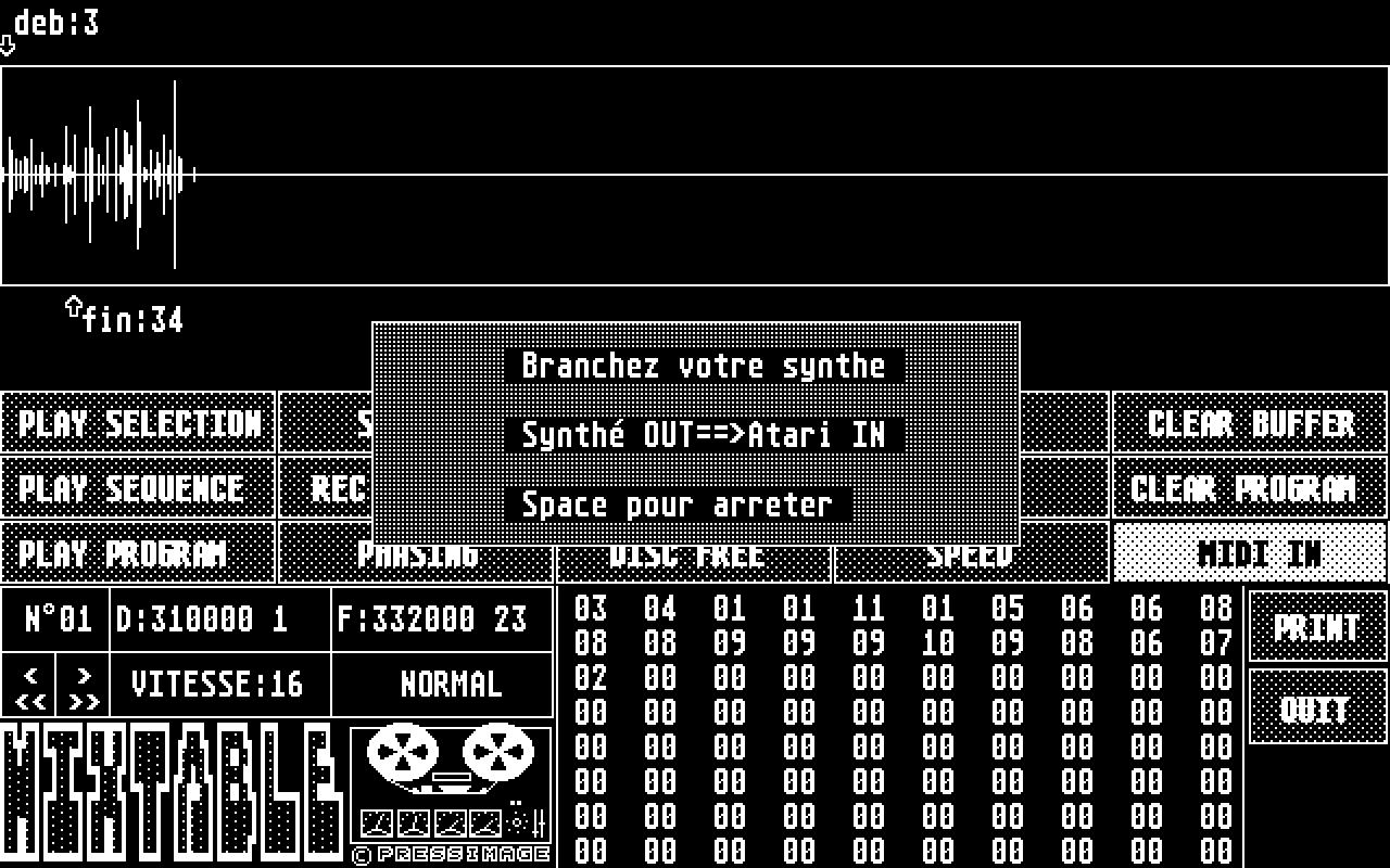Mixtable atari screenshot