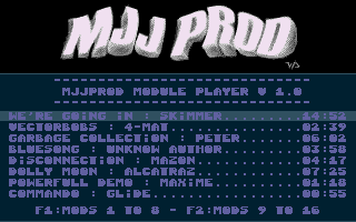 MJJProd Module Player atari screenshot
