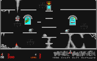 Mole Mayhem atari screenshot