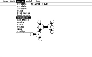 Molgraph atari screenshot