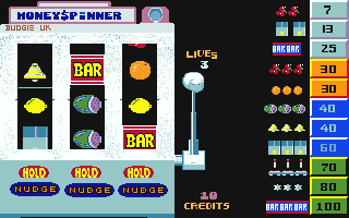 Money Spinner atari screenshot